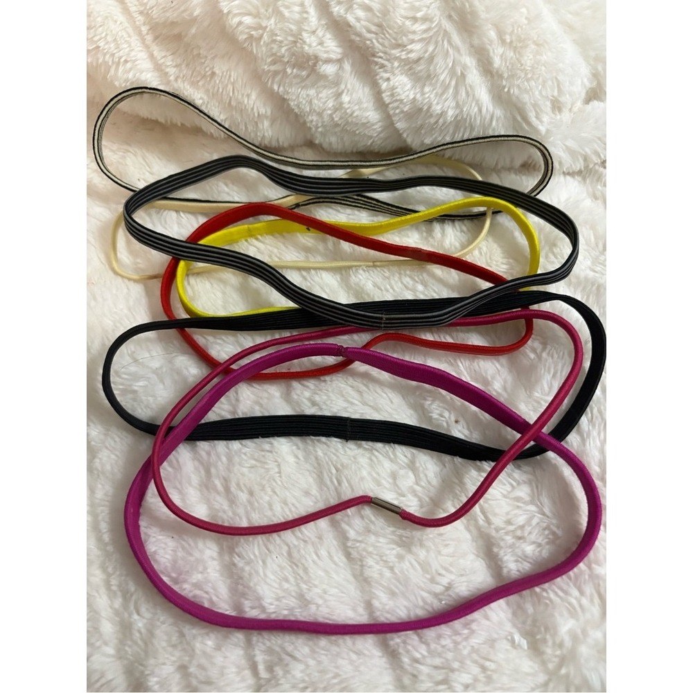 Women's Stretch Loop Headbands - Pink, Black, Red, Yellow, Cream